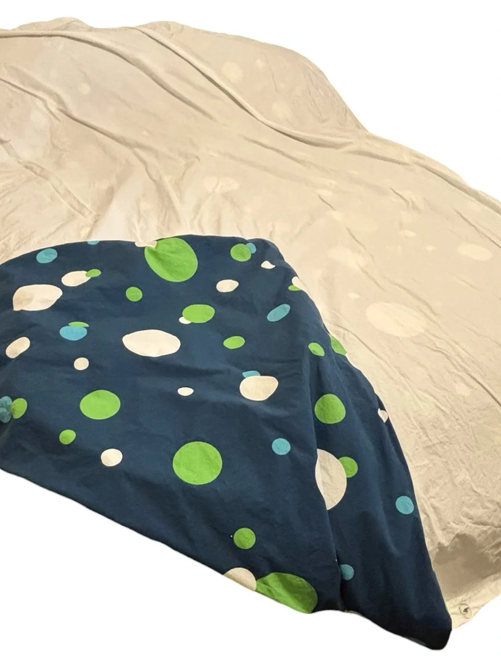 Pottery Barn Teen Bubble Pop Dottie Duvet Comforter 2 Pillow Cases Queen Full